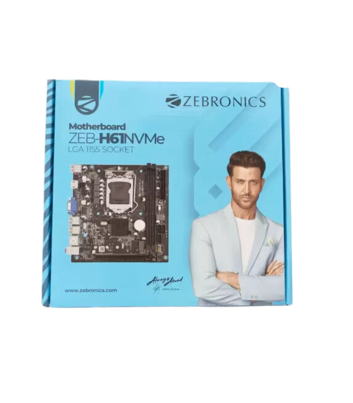 ZEBRONICS ZEB-H61 Motherboard  (Black)